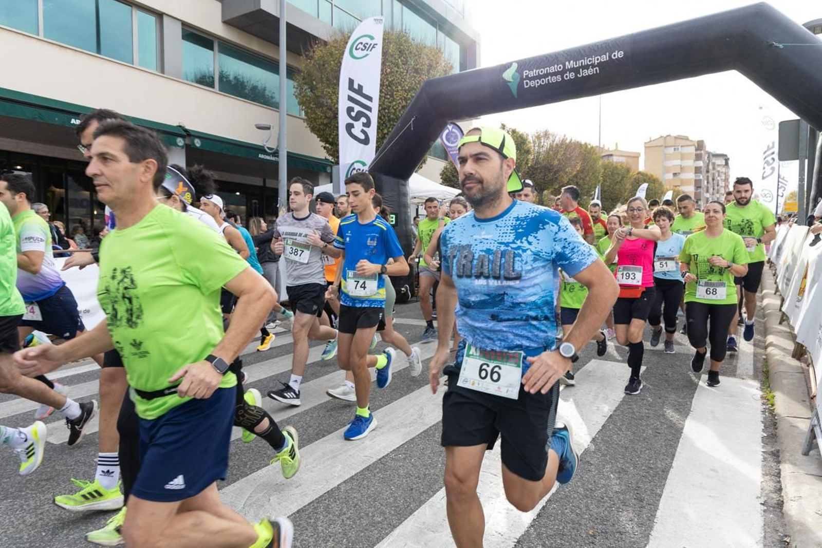 Jaén corre por la NO violencia y la igualdad en la XI carrera organizada por CSIF, en imágenes