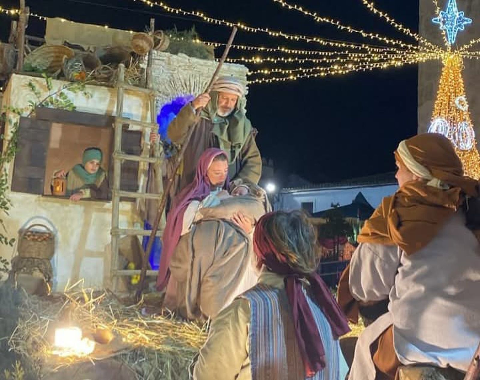 Una escena de la cabalgata de Higuera de este año.