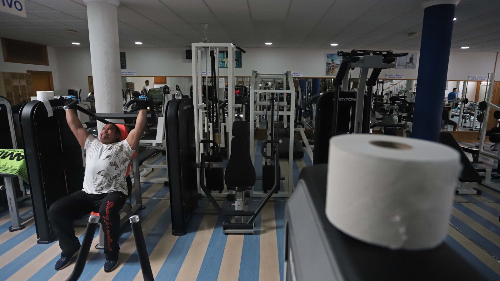 Gimnasios del Campo de Gibraltar en la fase 3