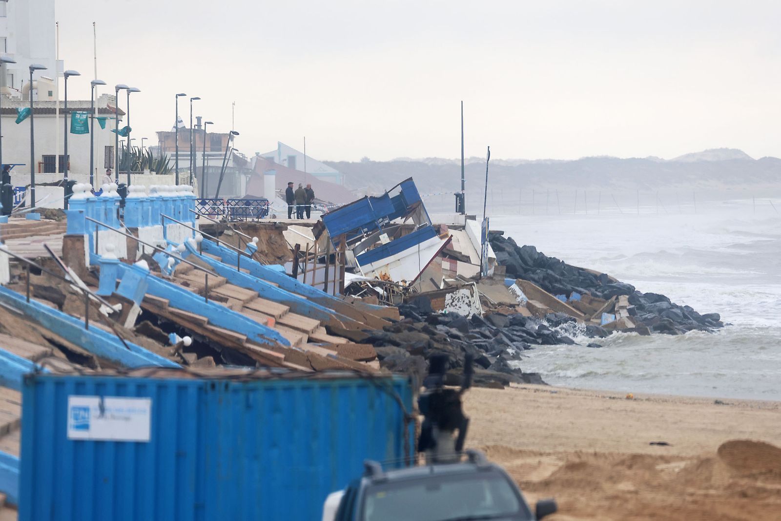 Las fotografías de los daños en Matalascañas