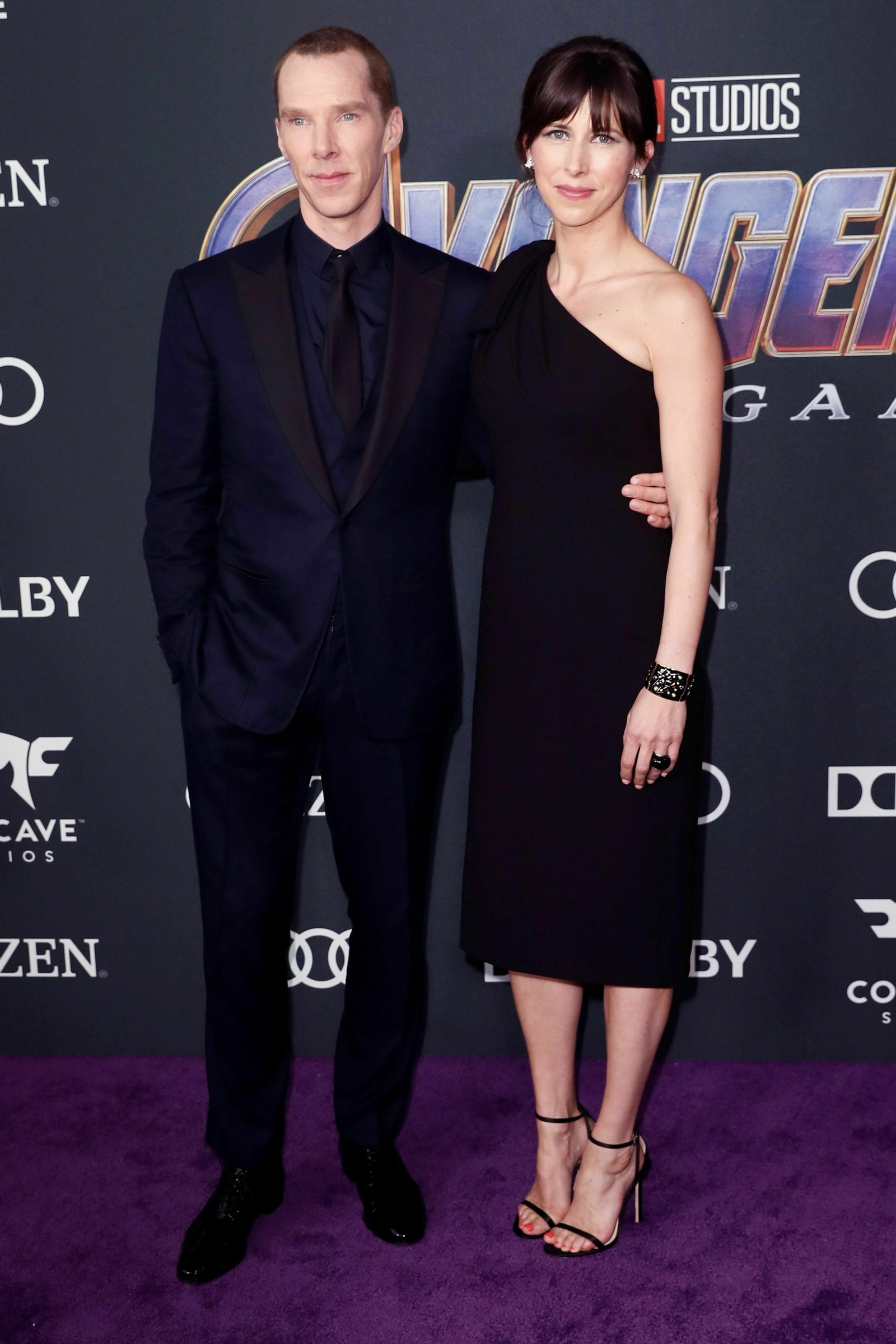 Benedict Cumberbatch y Sophie Hunter Vengadores: Endgame, la alfombra roja de la première más esperada del año