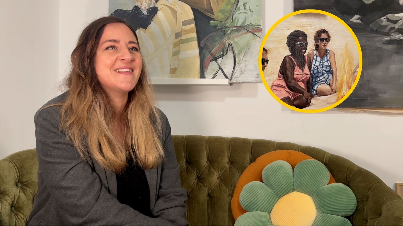 Marisa Serrano: la pintura como refugio y memoria compartida entre mujeres