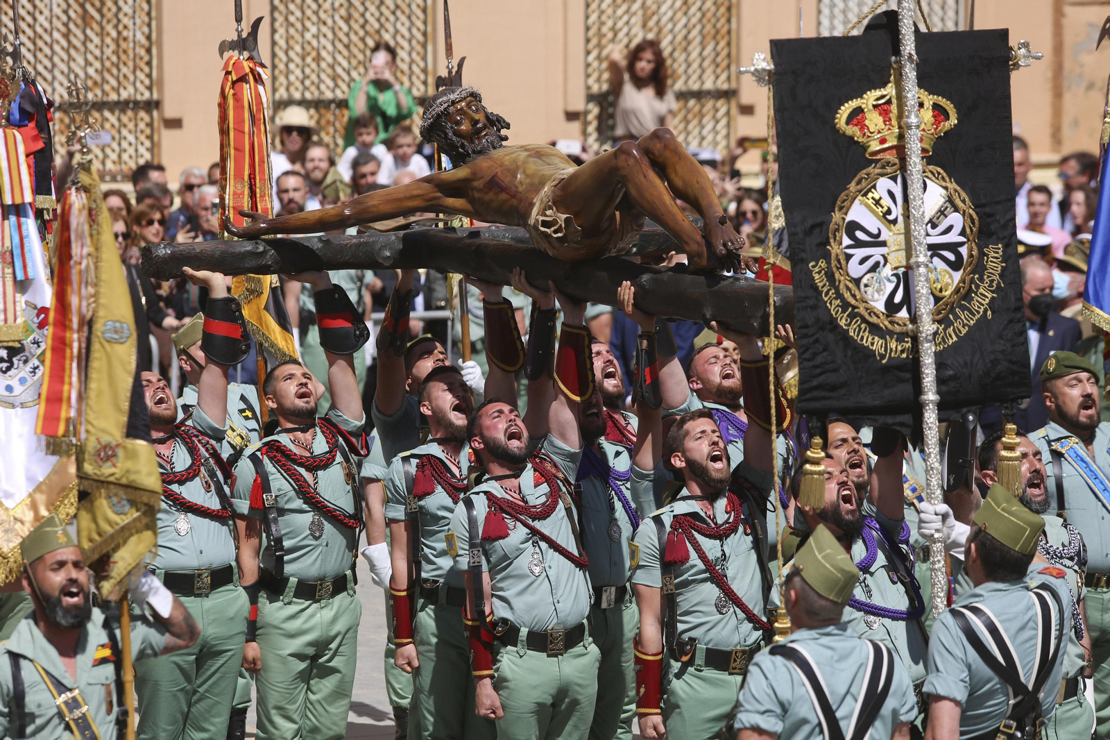 Las fotos de la Legión, en el Jueves Santo de Málaga