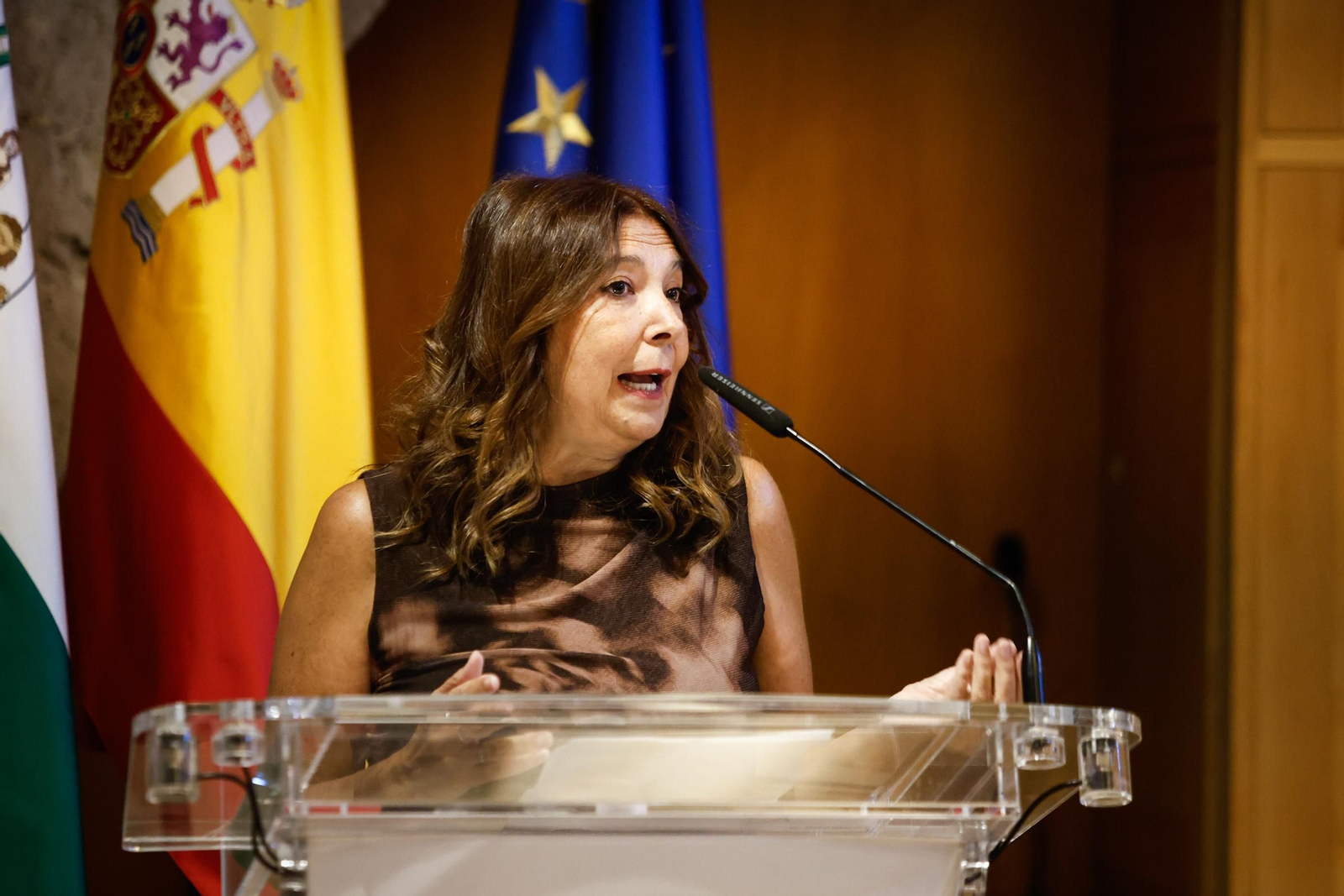 La entrega de los Premios Andalucía de la Crítica en el Palacio de Carlos V de Granada, en imágenes