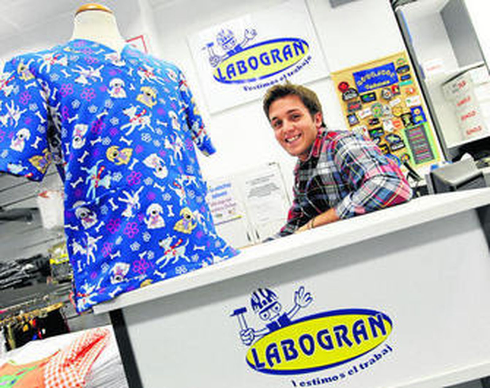 Diego Aznar, empleado de Labogran.