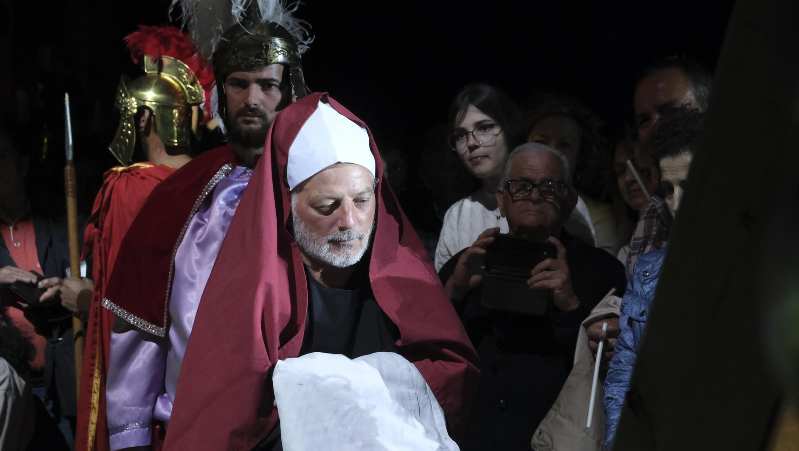 Imágenes de la Pasión Viviente en la Semana Santa de Gádor 2023