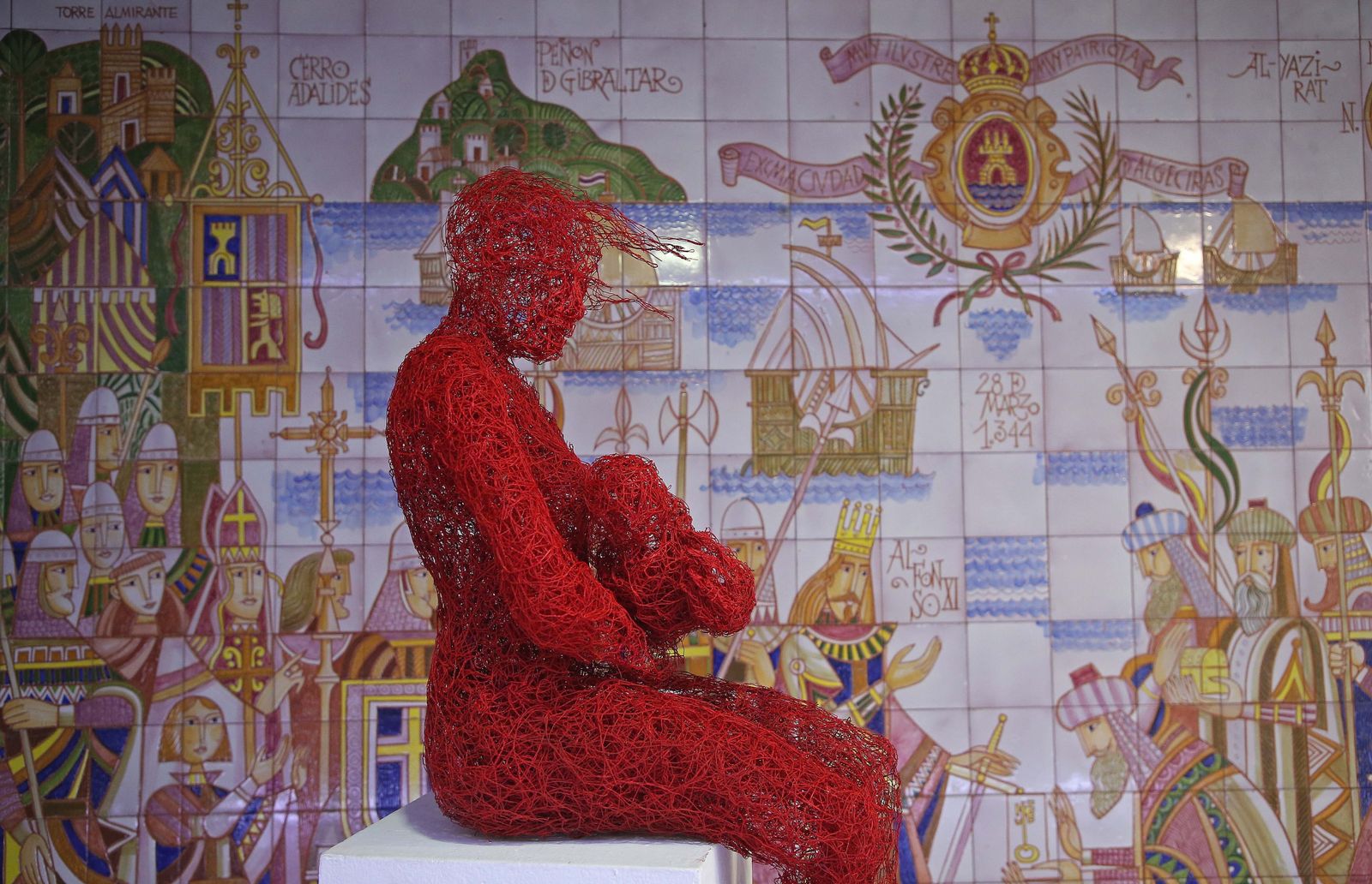 Fotos de la exposición colectiva 'Derechos Humanos' en Algeciras