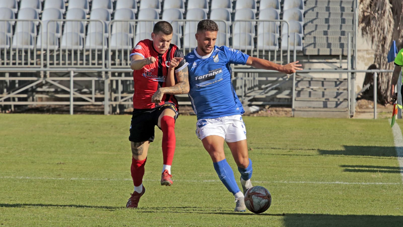 David León, en un partido con el Xerez CD la pasada campaña.