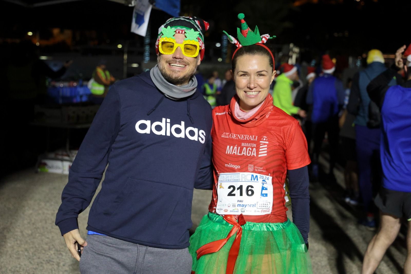 Las fotos de la San Silvestre del Real Club Mediterráneo en Málaga