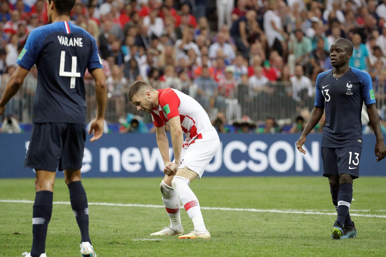 El Francia-Croacia de la final del Mundial de Rusia, en imágenes