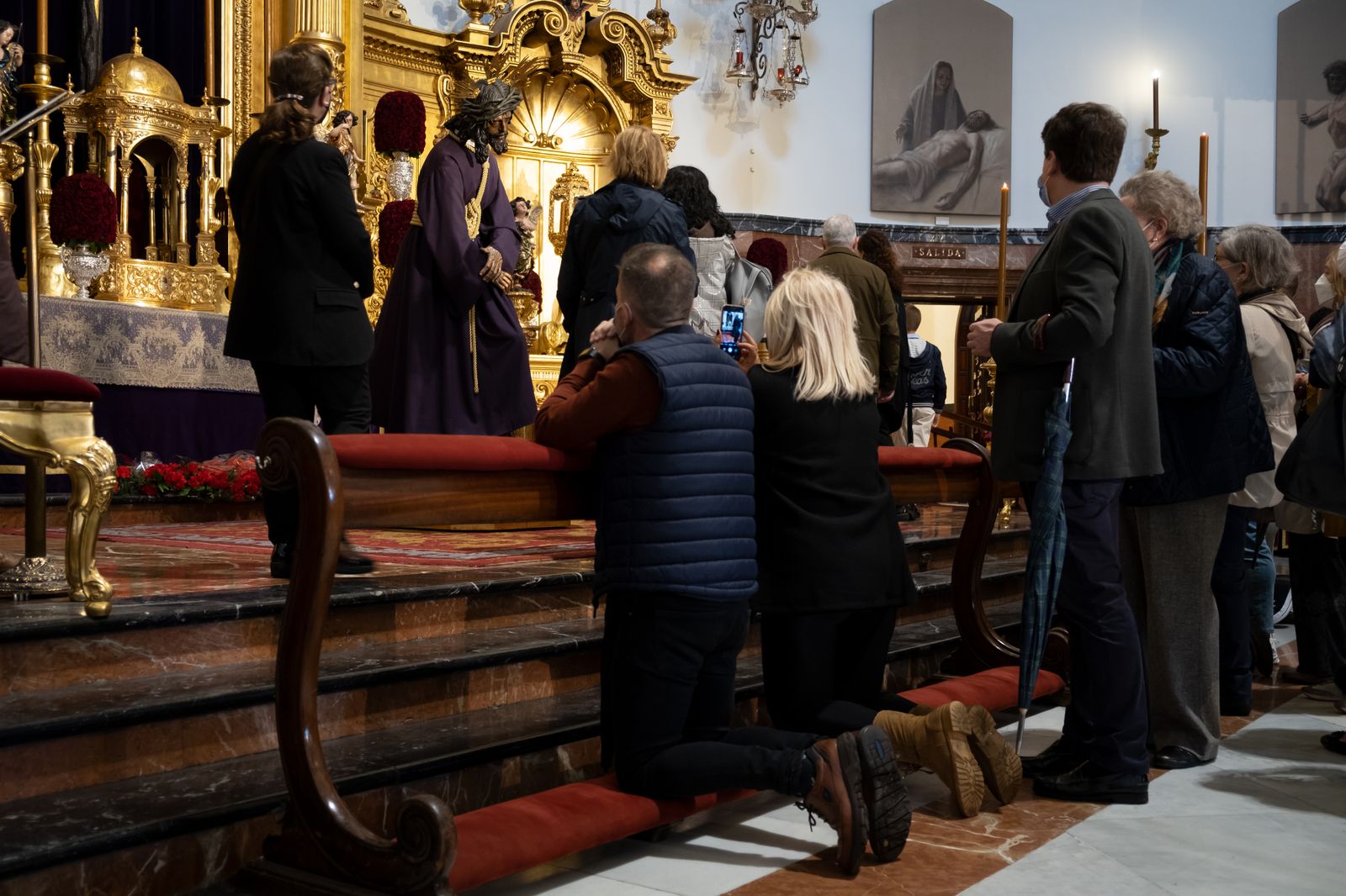 Las imágenes de la veneración al Señor del Gran Poder