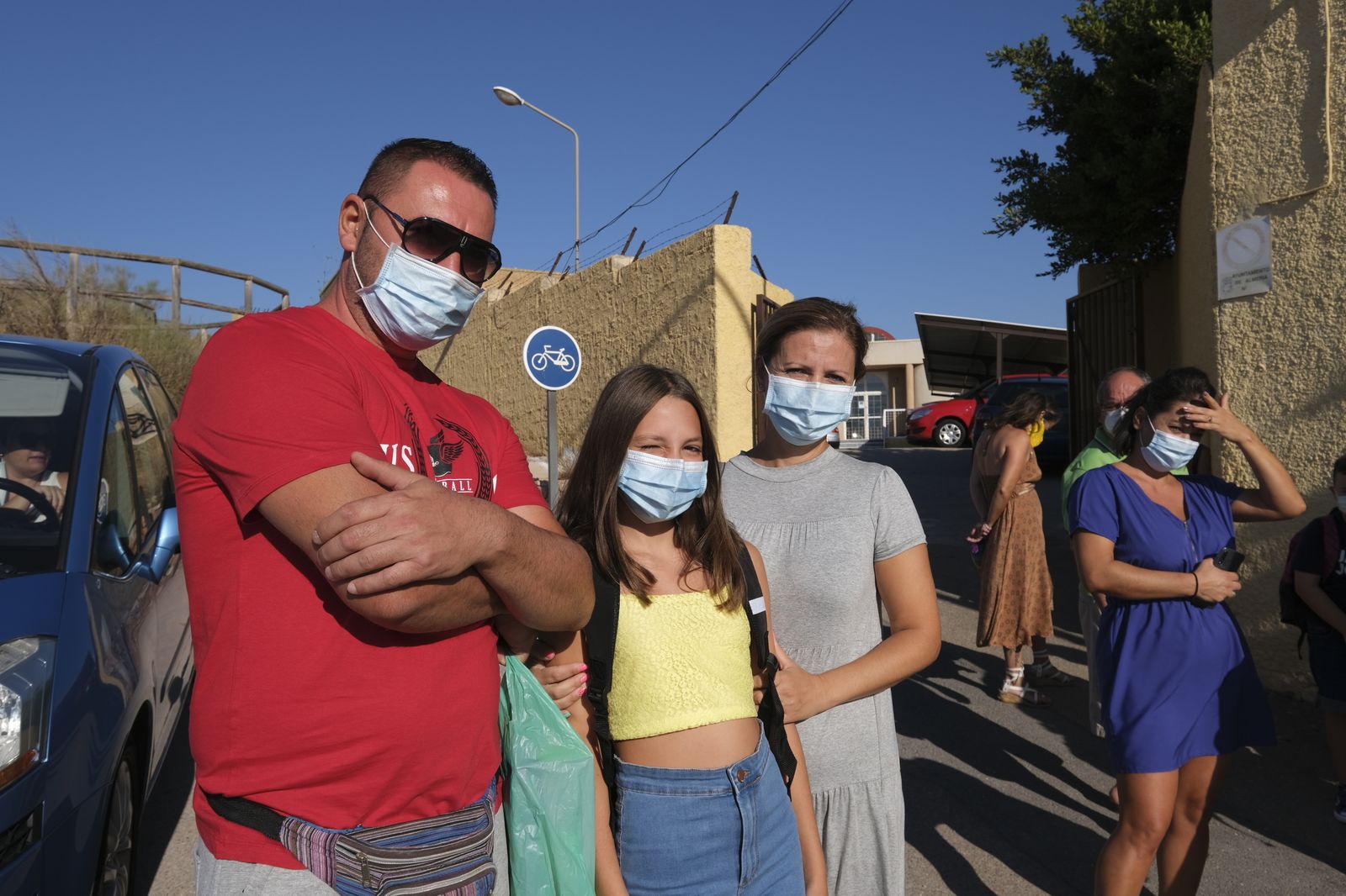 Primer día del curso escolar en Almería