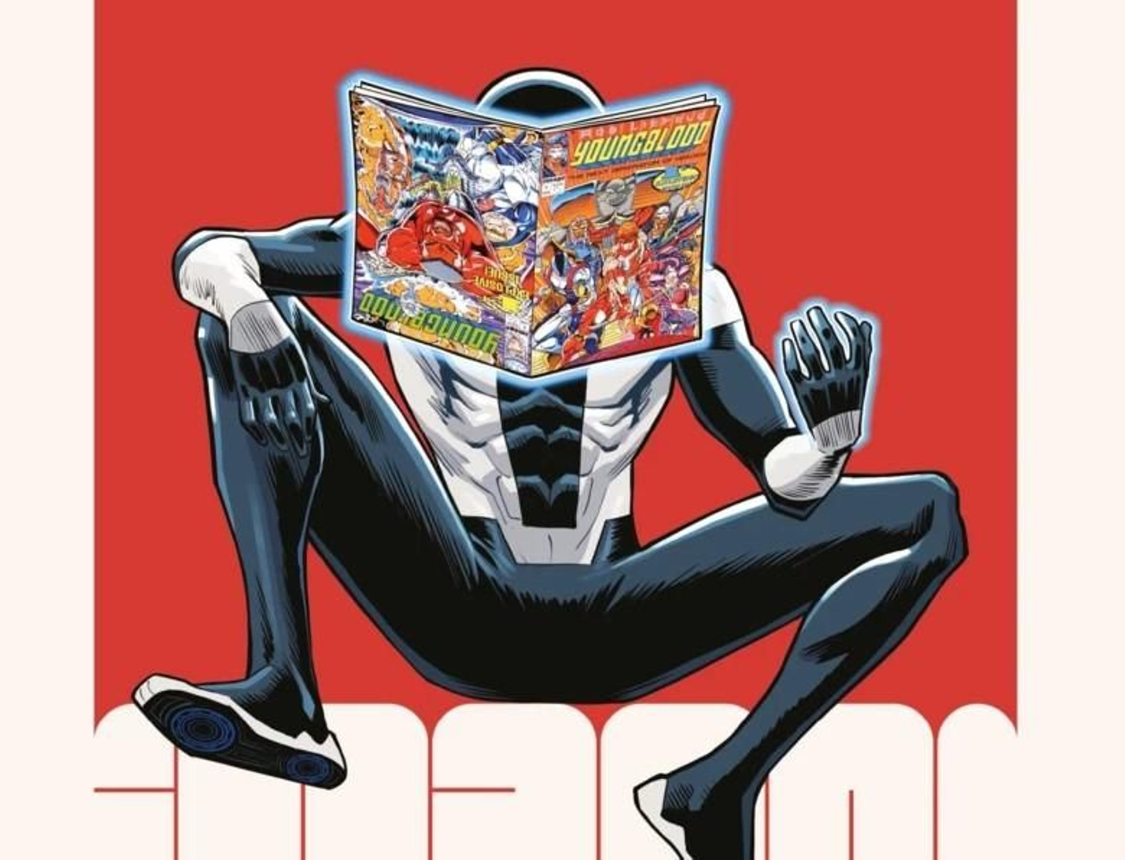 Detalle de la portada del cómic.