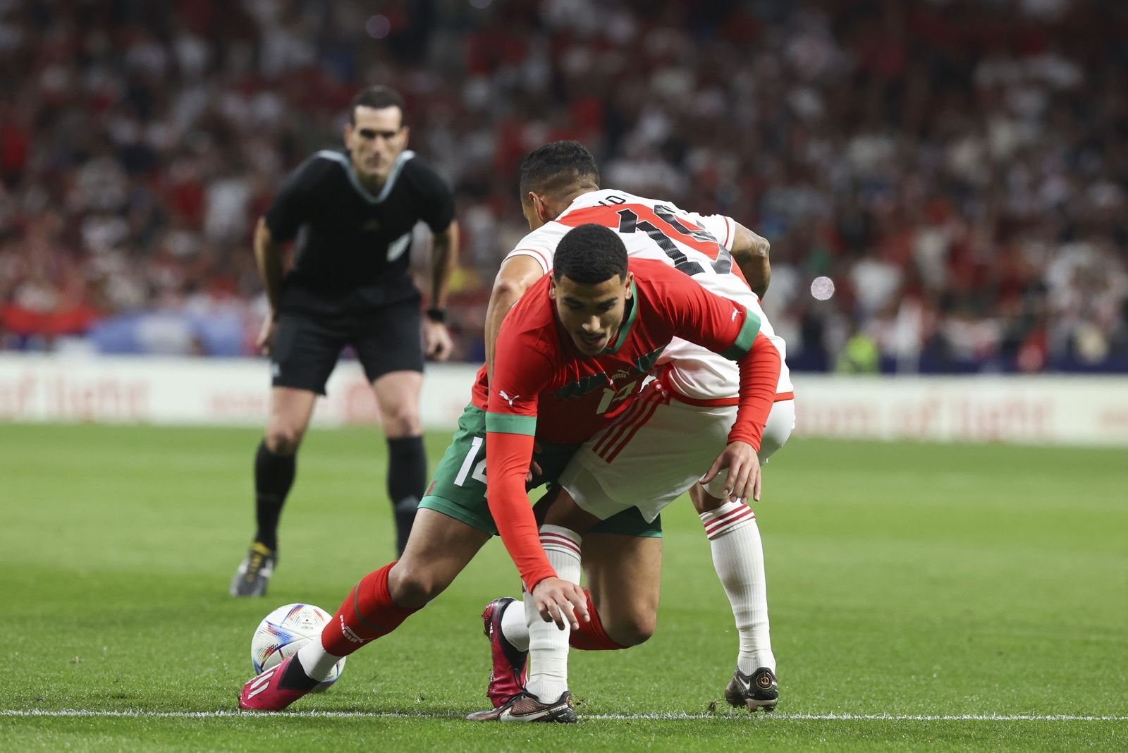 Las fotos del Marruecos - Perú en Madrid