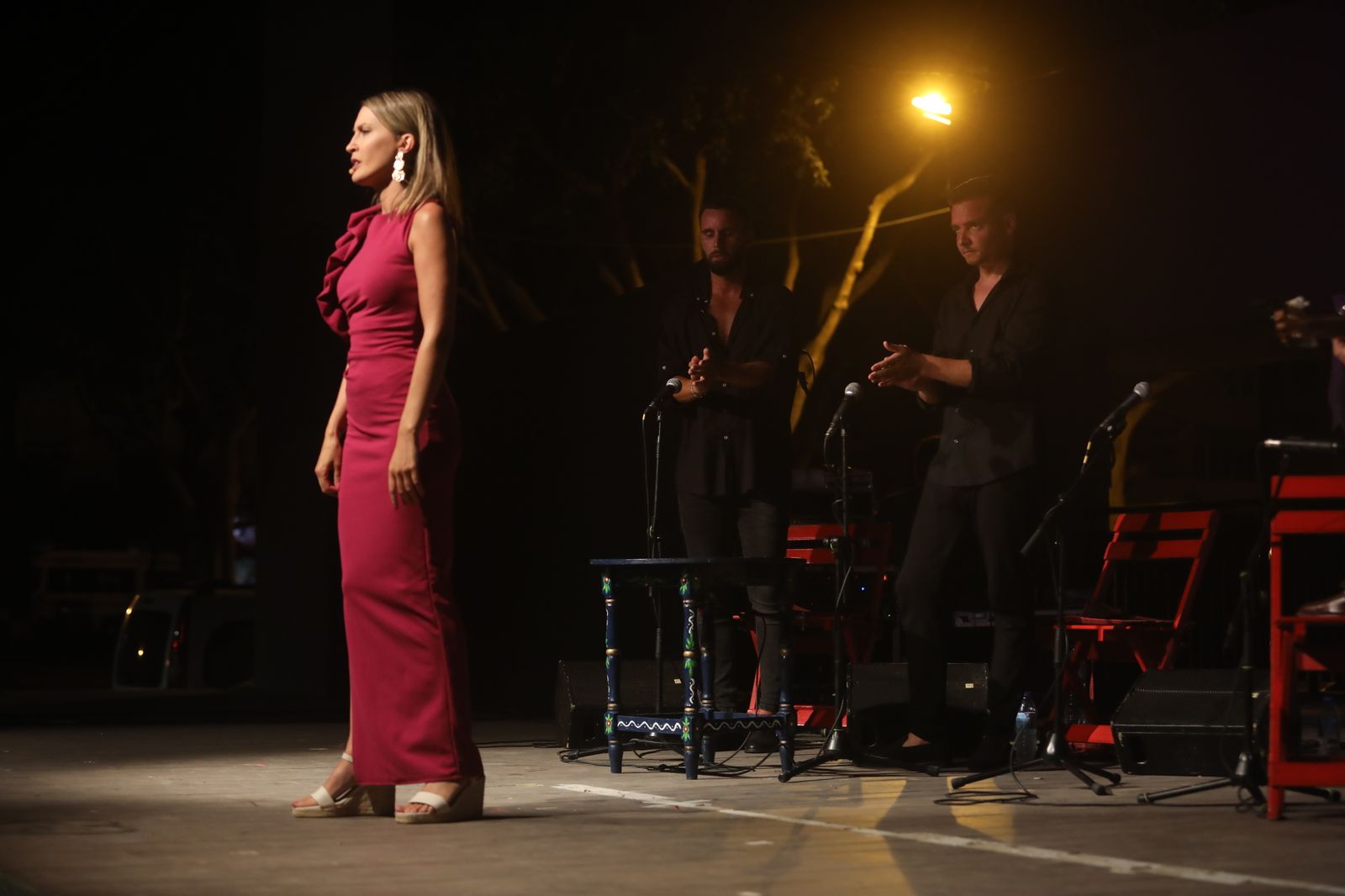 La noche flamenca en el Parque de San Fernando, en imágenes