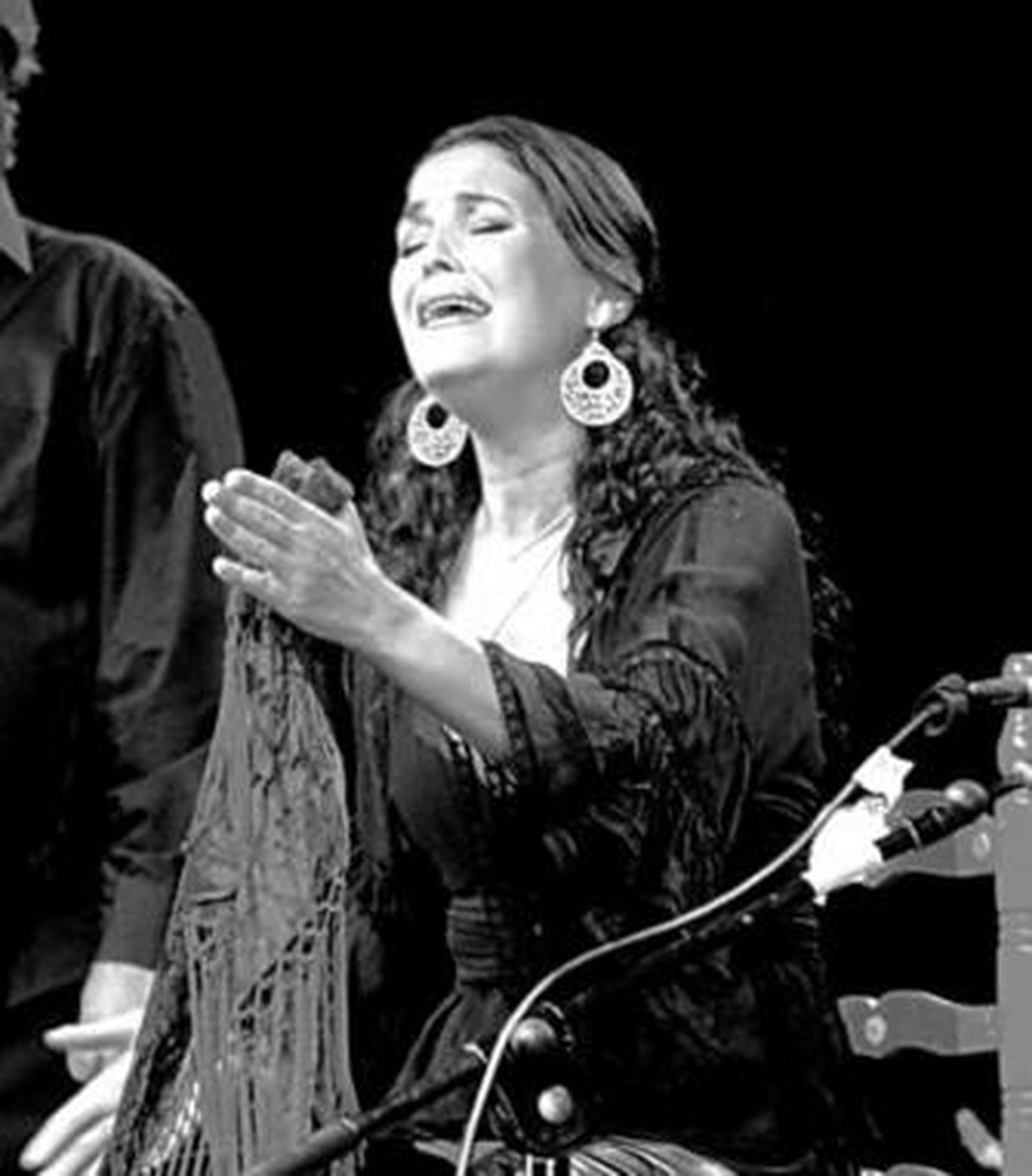 La cantaora en el último Festival Flamenco de Almería.