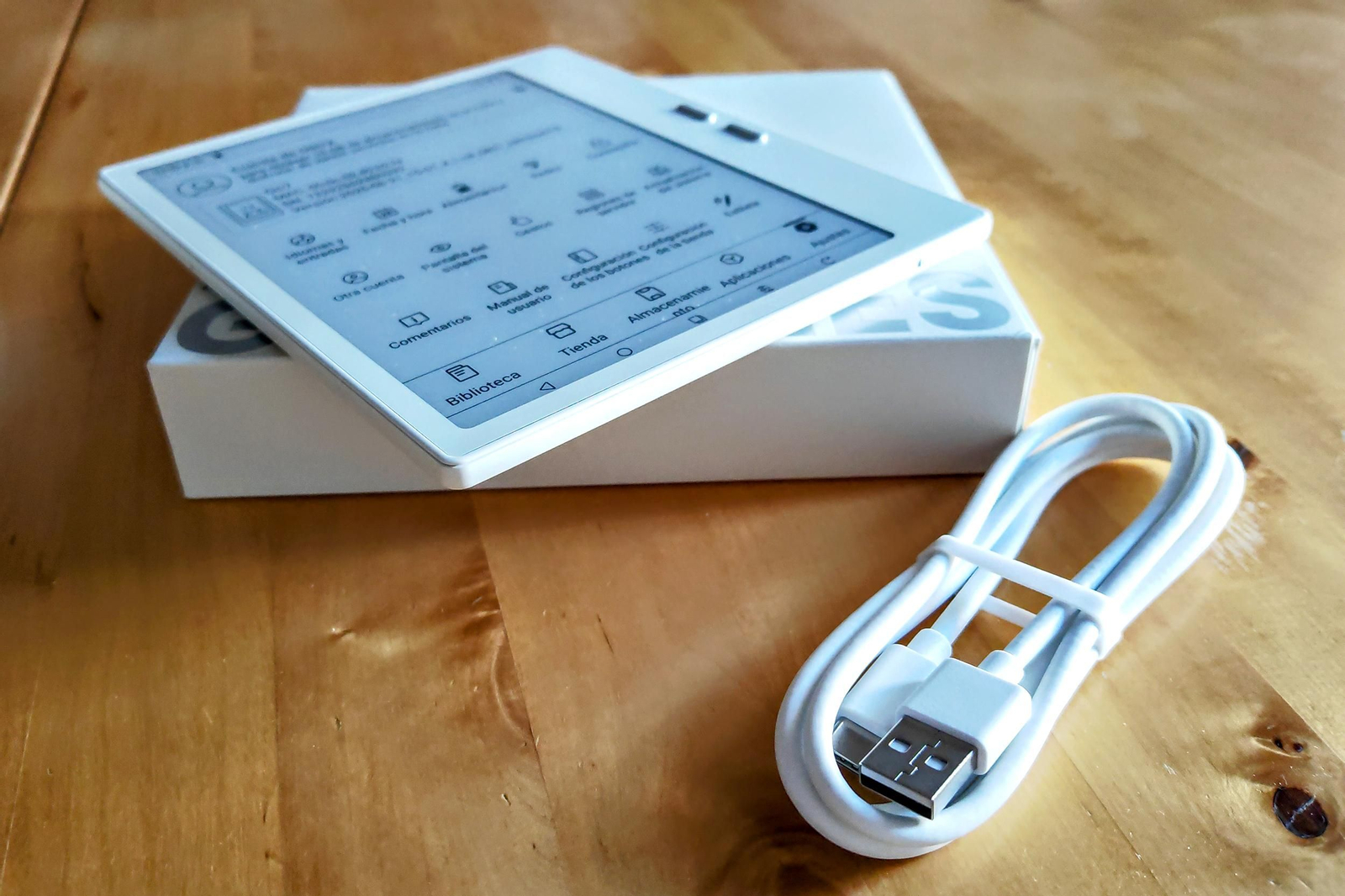 E-reader Boox Go 7, imágenes del análisis