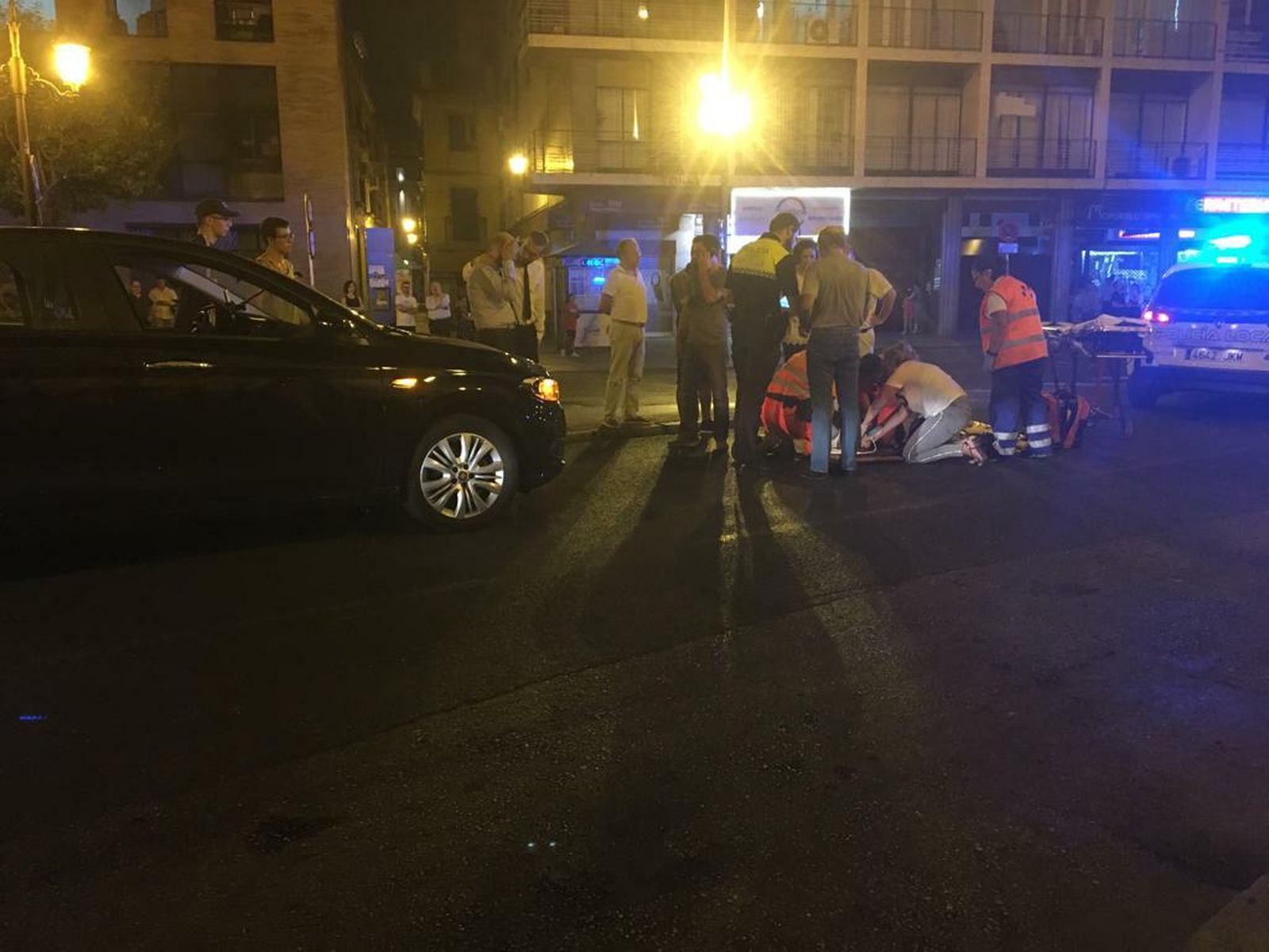 Herida una mujer tras ser atropellada en el centro de Sevilla