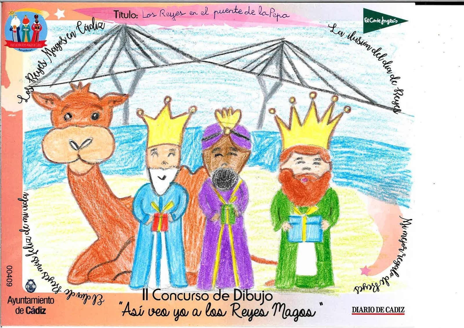 Las felicitaciones finalistas del II Concurso de Dibujo 'Así veo yo a los Reyes Magos'
