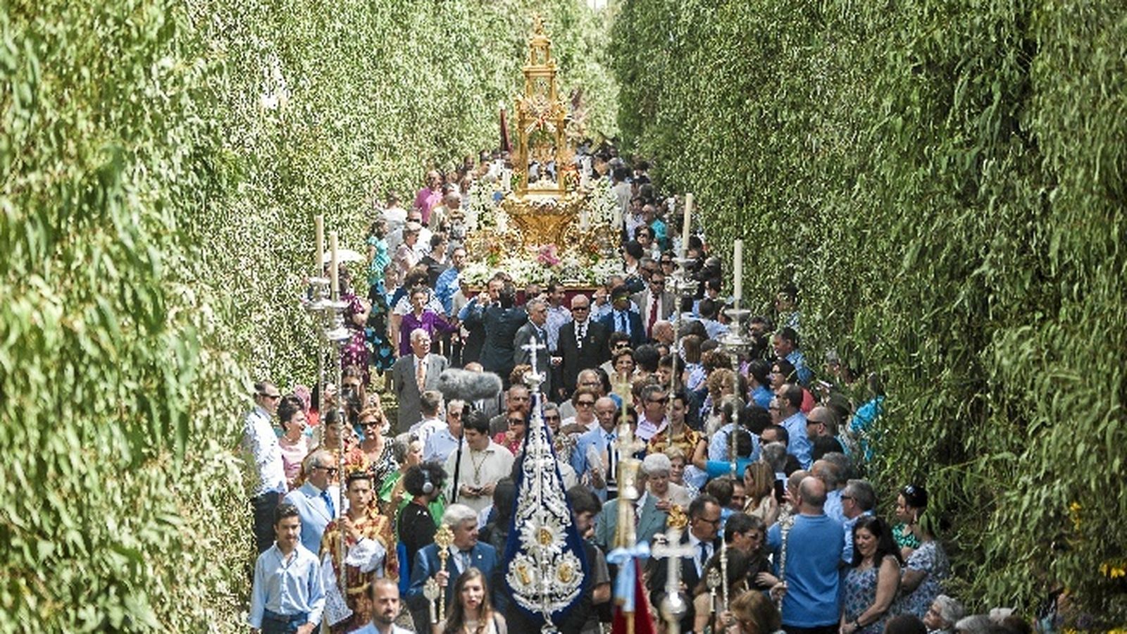 Detalle del Corpus de Hinojos.