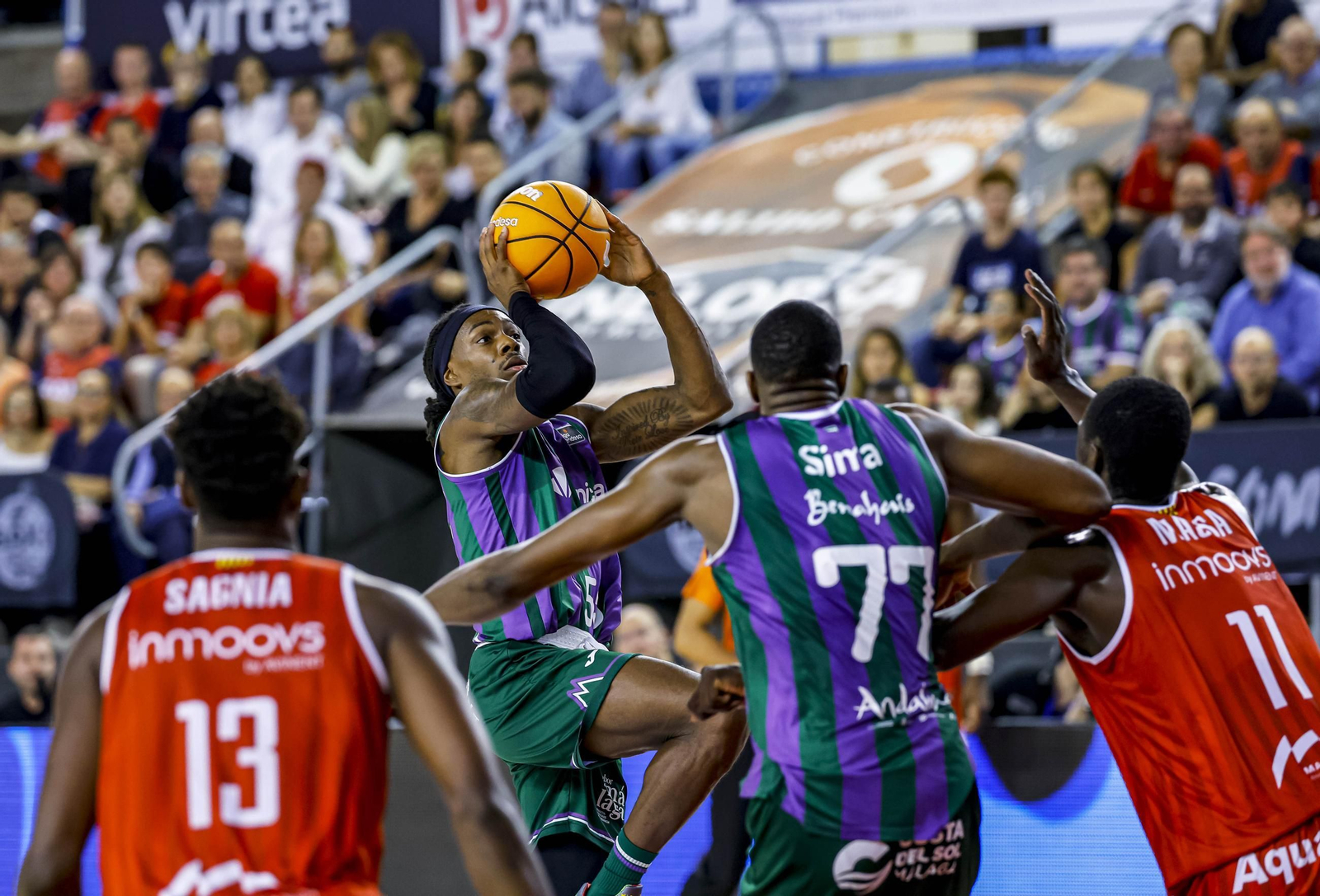 El Baxi Manresa-Unicaja, en fotos