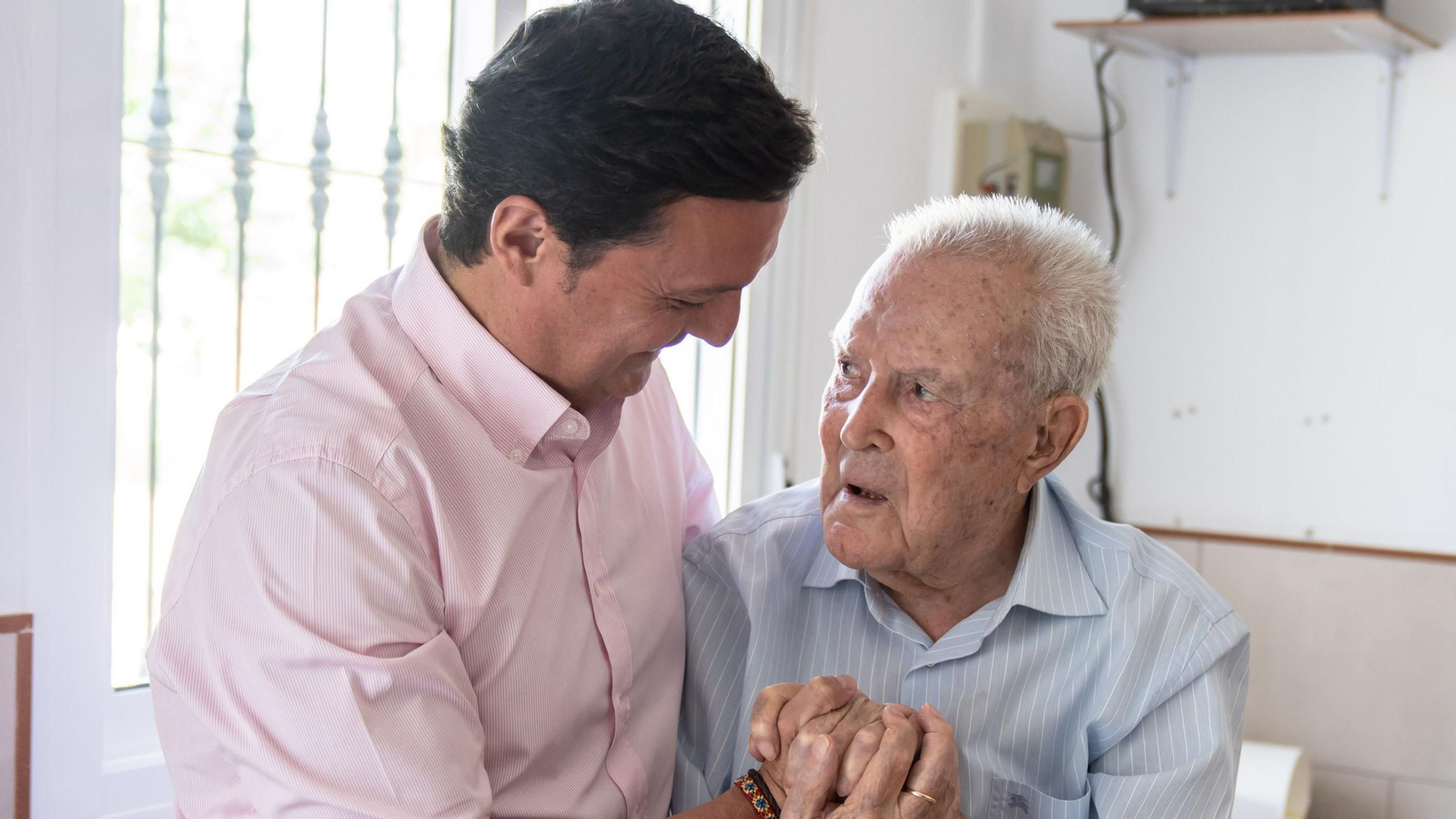 Javier A. García y José Torres el pasado julio en Chercos.