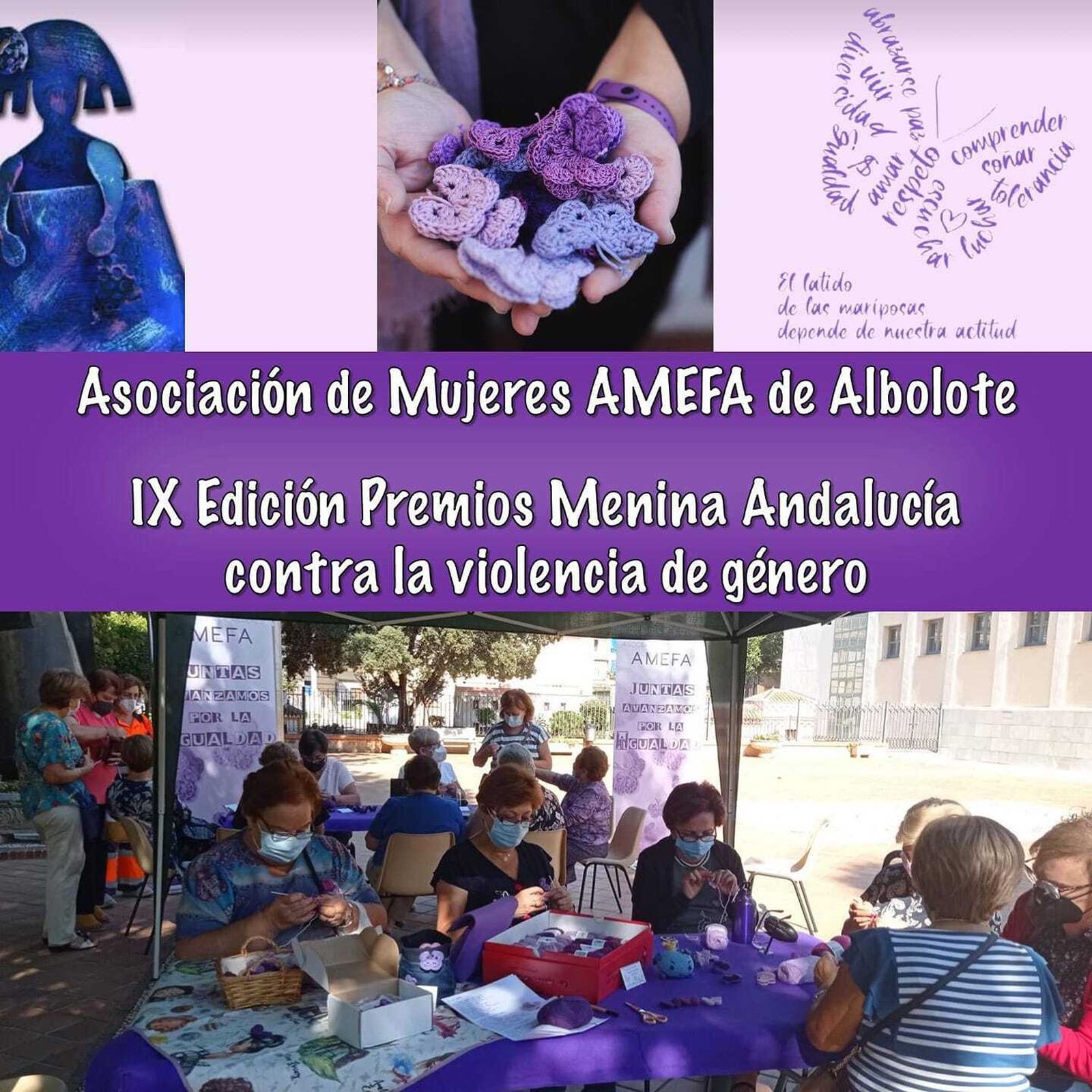 La asociación AMEFA de Albolote celebra su premio Menina