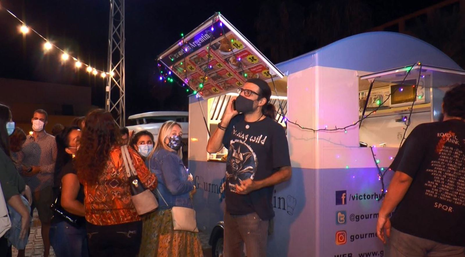 Una de las 'gastronetas' participantes en el Food Truck Festival