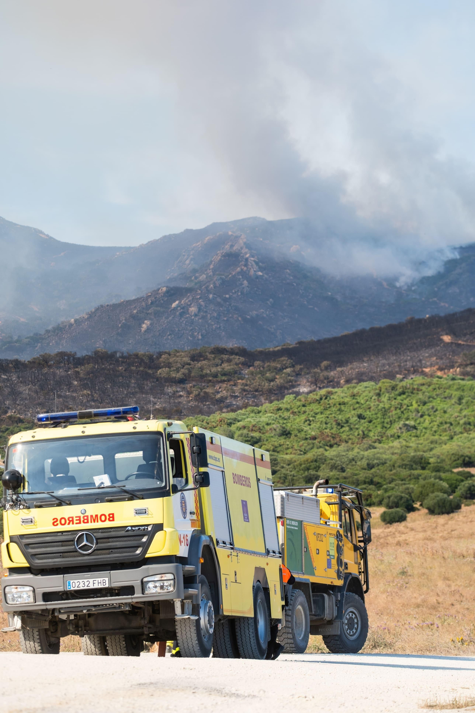 Los efectos del devastador incendio en el paraje monte de La Peña, en imágenes