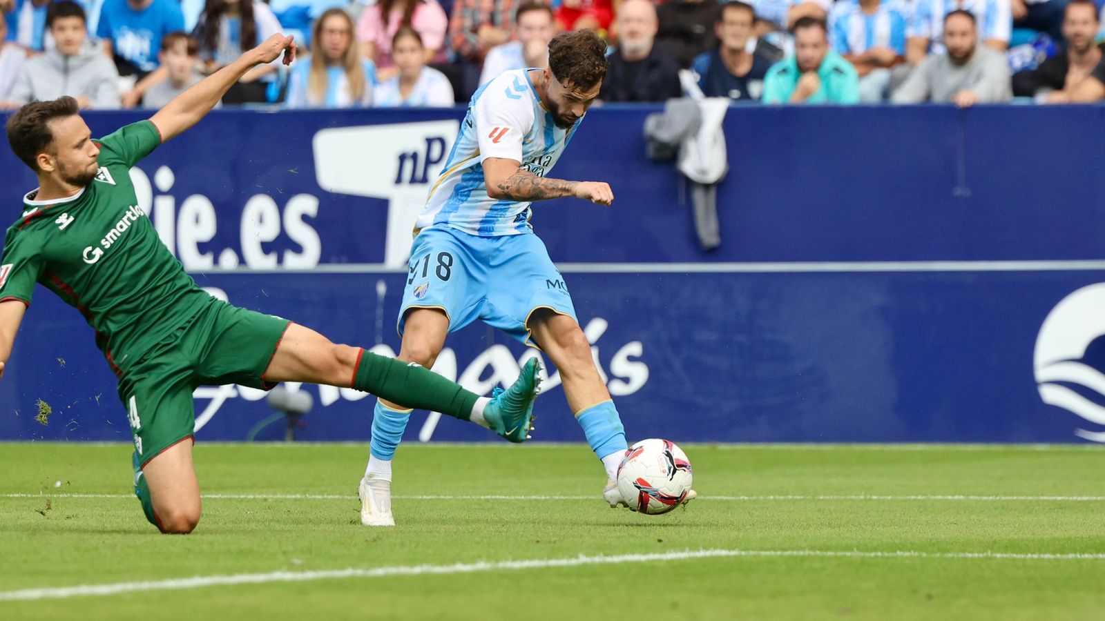 El Málaga CF - Eibar, en fotos