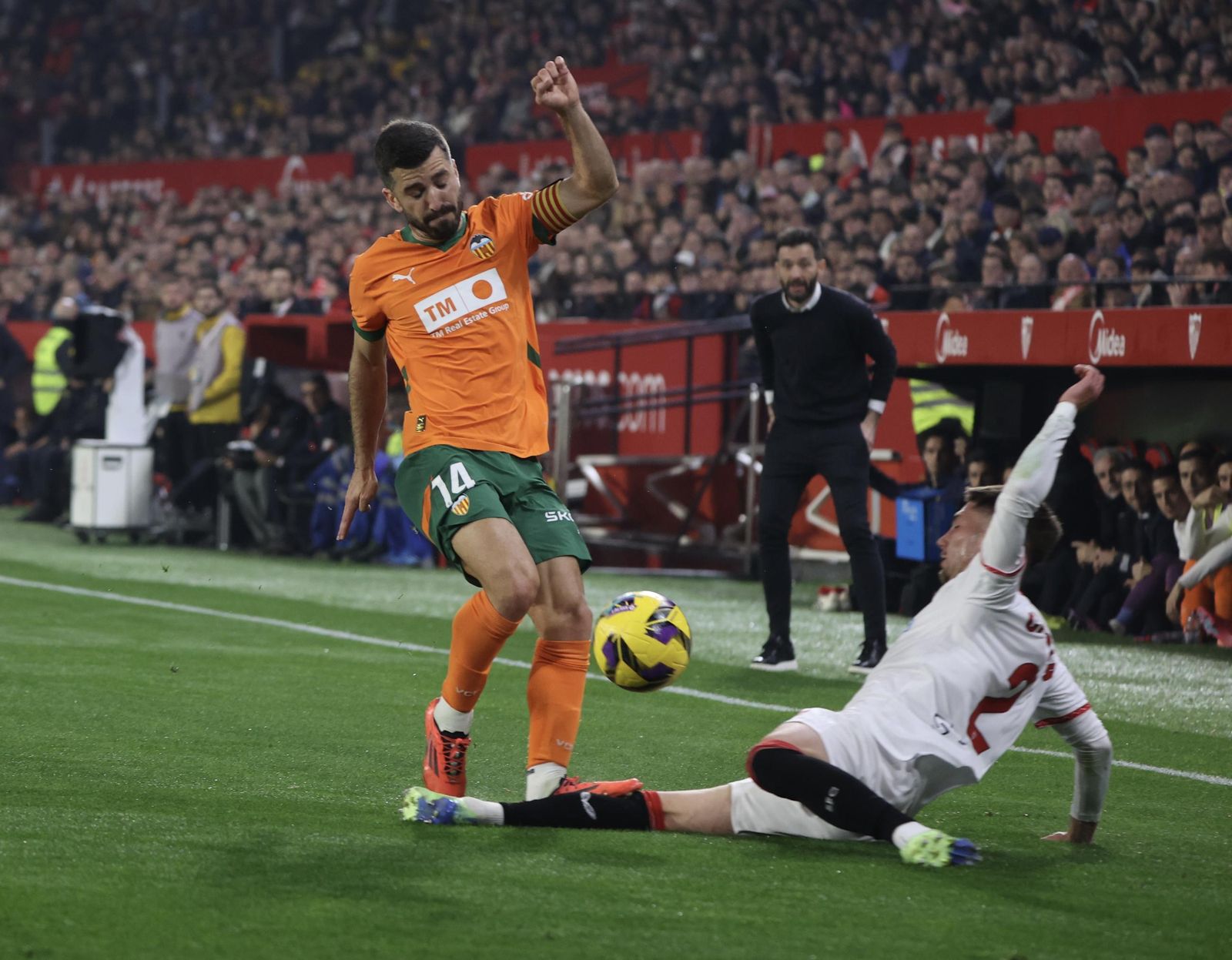 Las mejores imágenes dep partido Sevilla Valencia