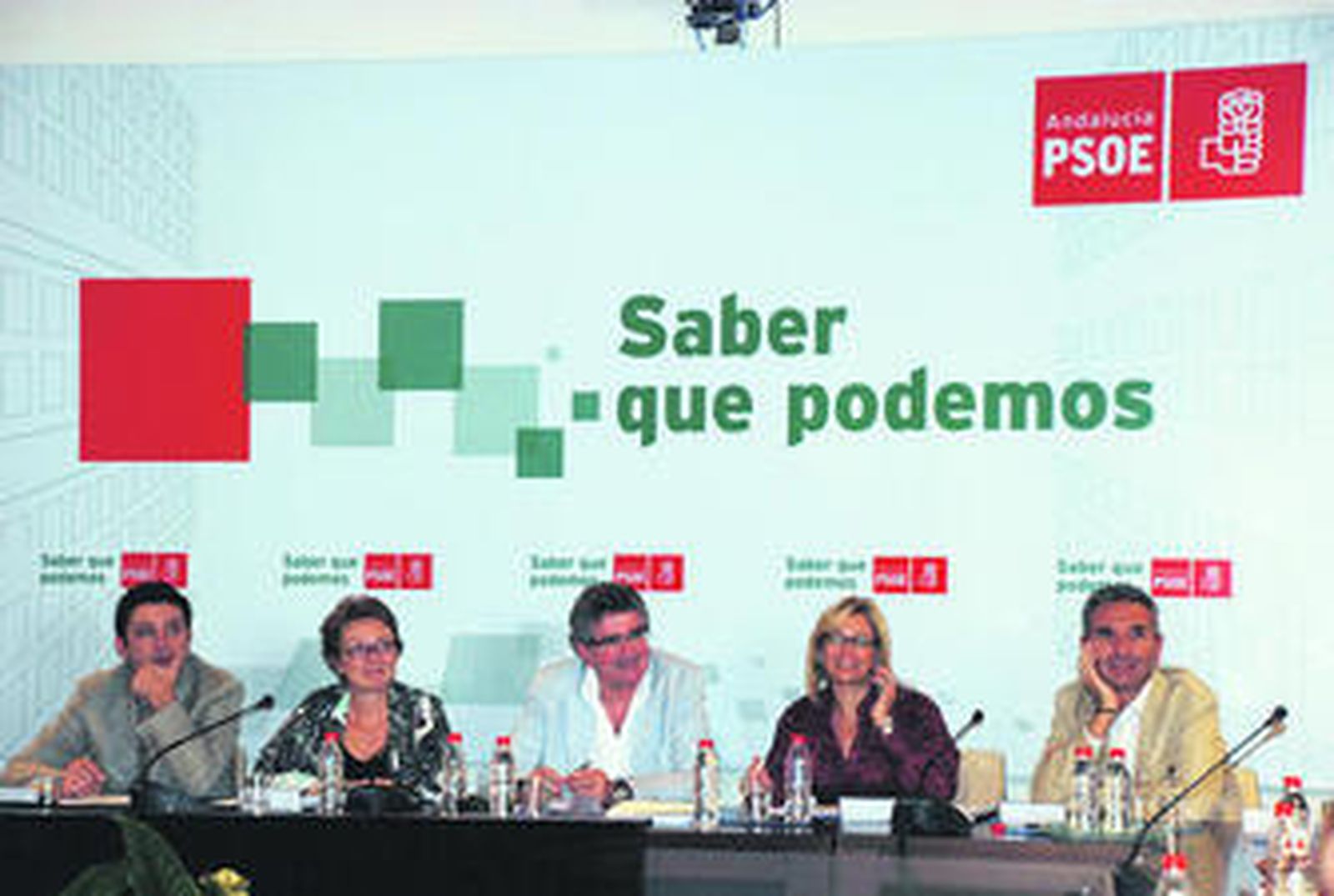 Reunión de la Comisión Ejecutiva Regional del PSOE andaluz celebrada ayer.