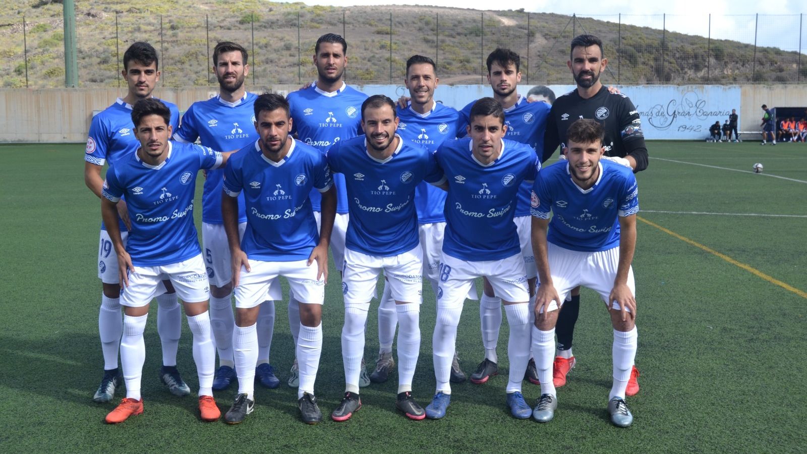 Once inicial del Xerez DFC en el Juan Guedes ante el Tamaraceite.