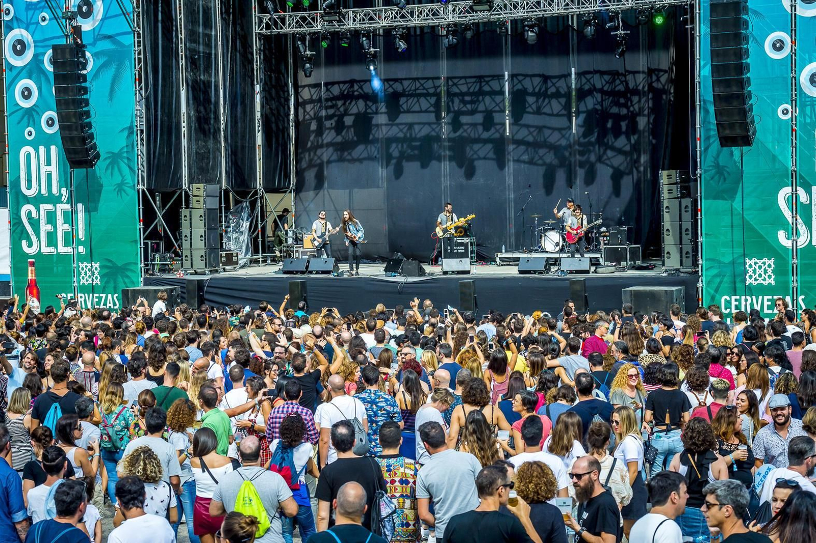 Un concierto de la edición del Oh See! Festival celebrada el año pasado en Málaga.