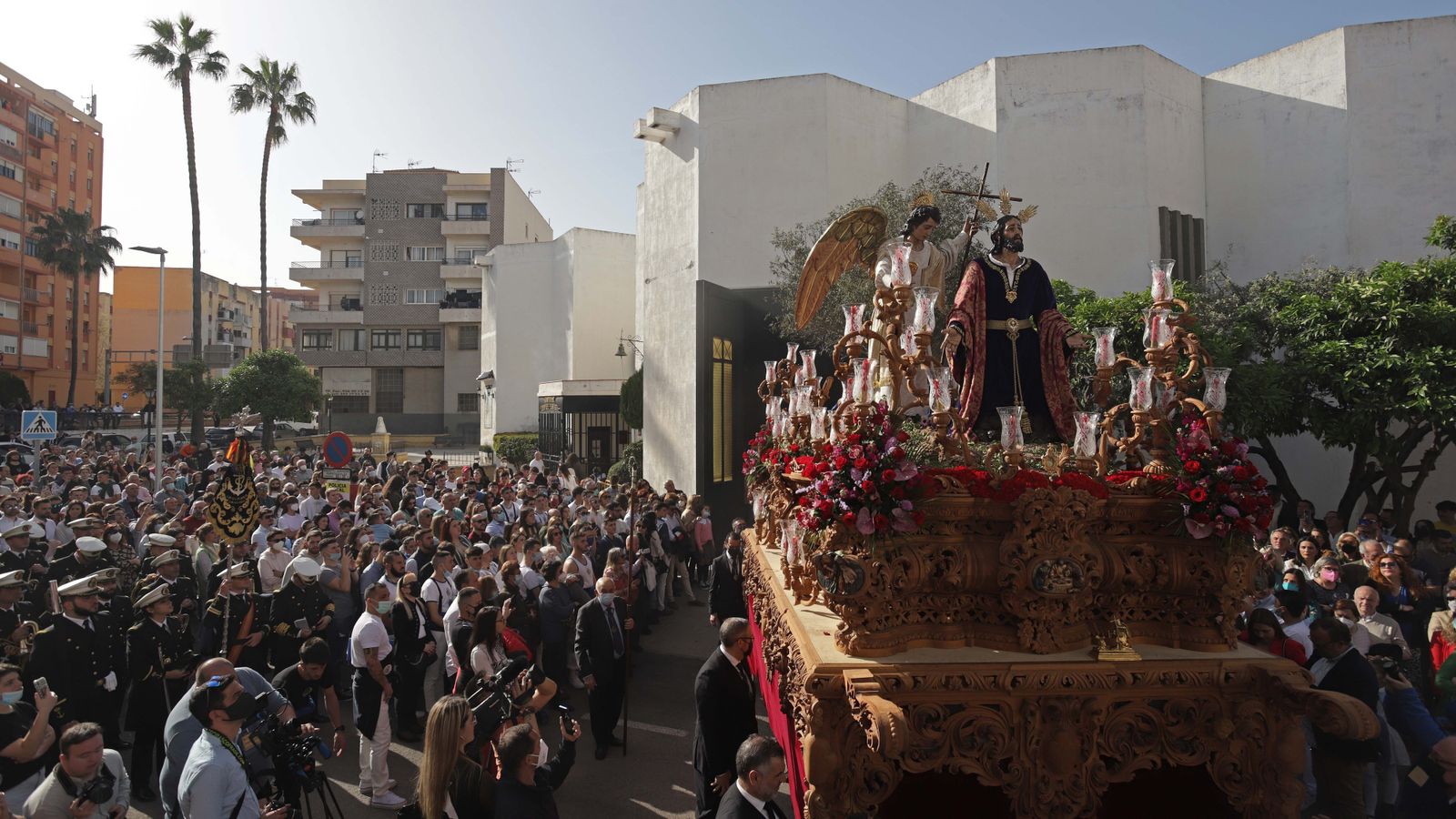 Fotos del Domingo de Ramos en Algeciras: Oración en el Huerto