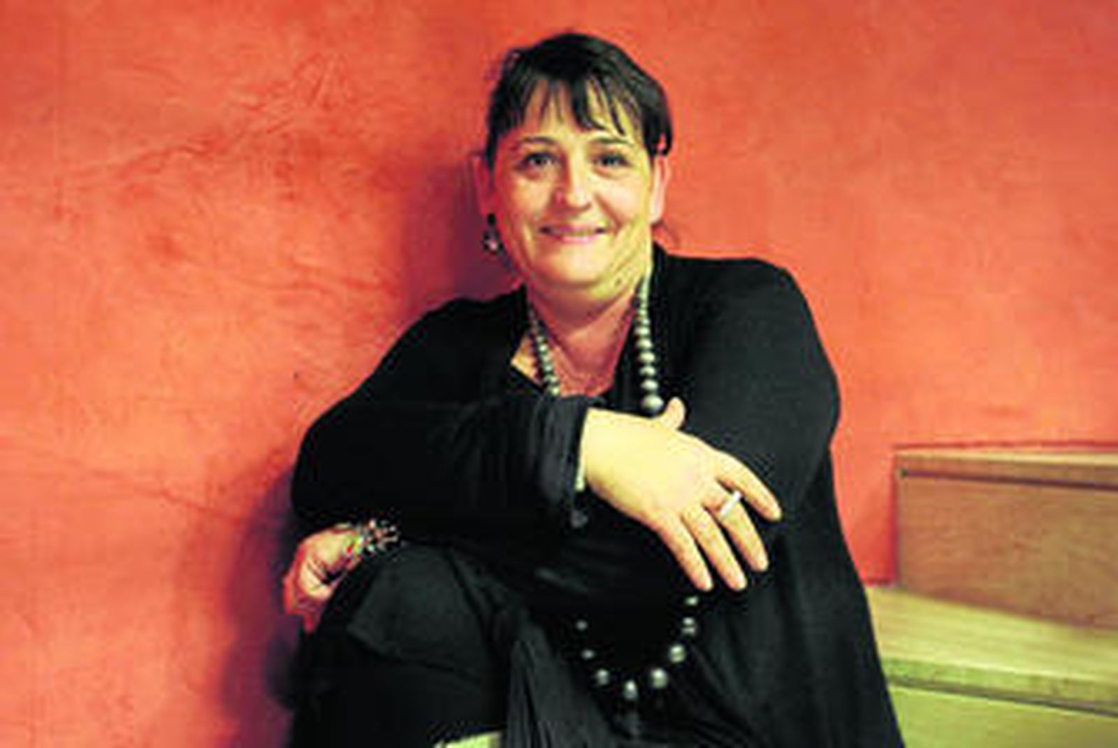 Belleda López Montero, en la redacción de Diario de Sevilla.