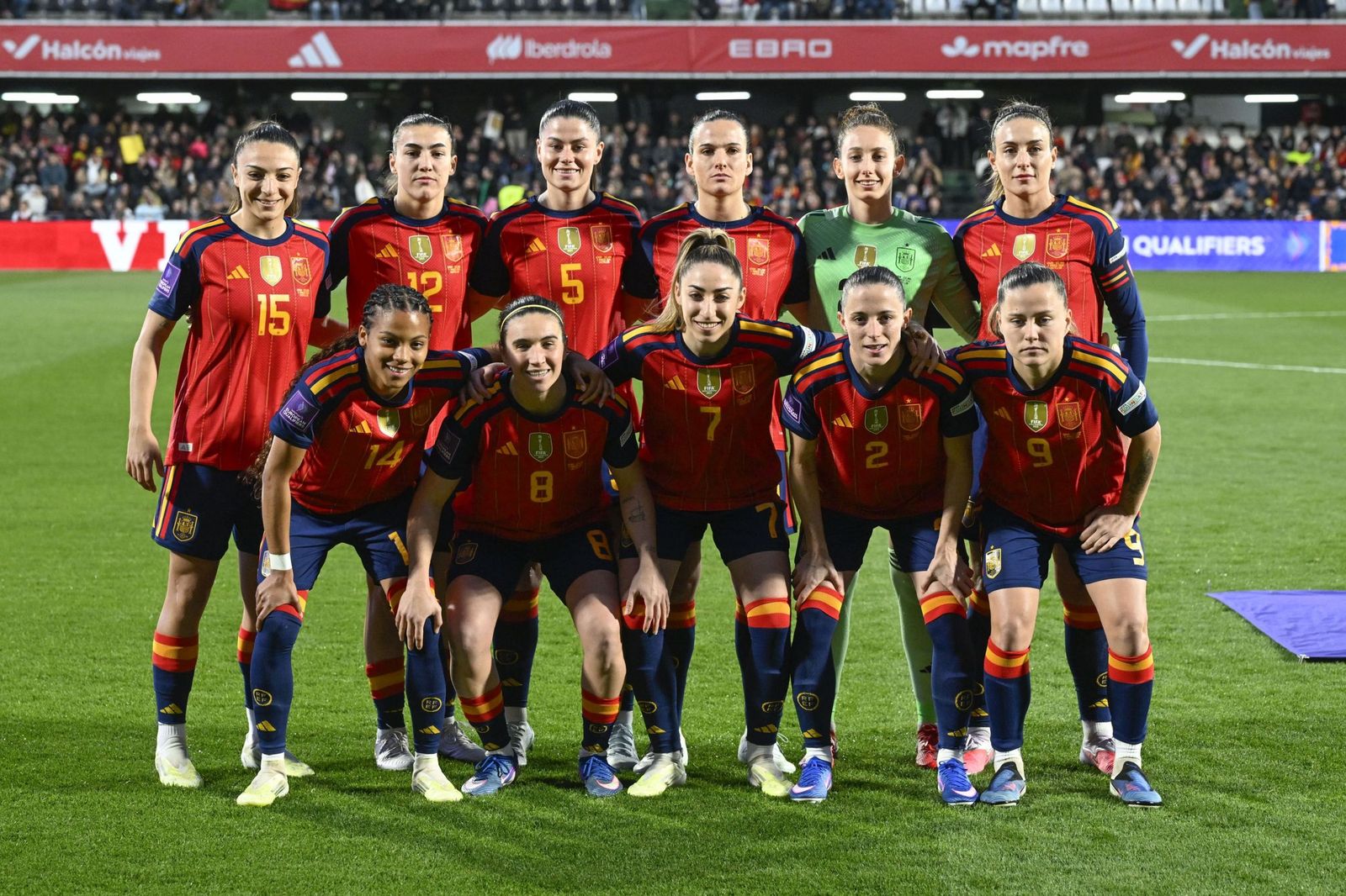 Las fotos del España-Islandia de fútbol femenino