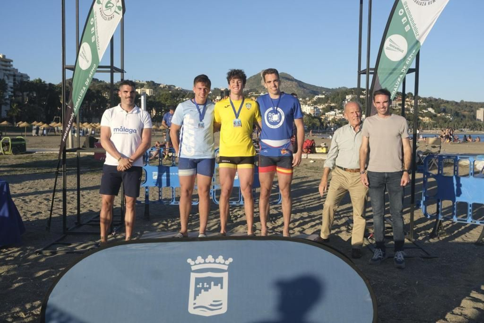 Espectáculo en el I Open Costa del Sol Beach Sprint celebrado en Málaga