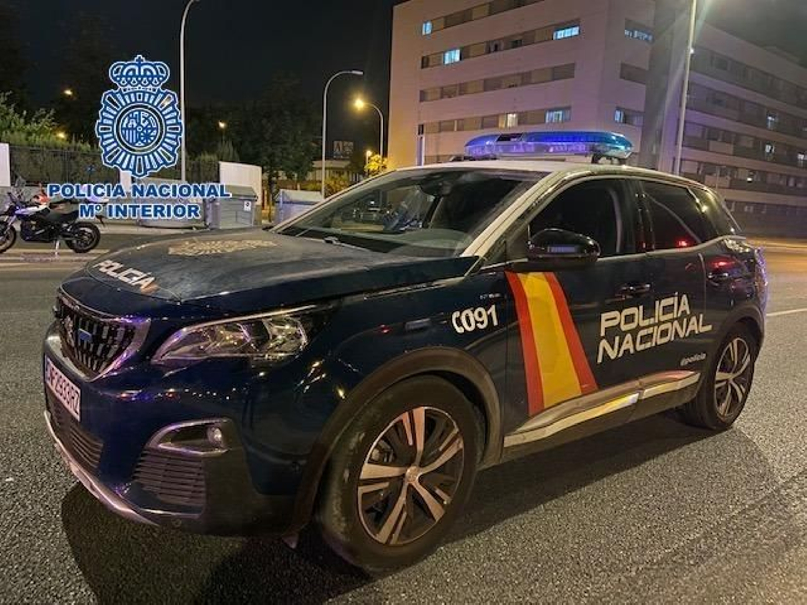 Un patrullero de la Policía Nacional.