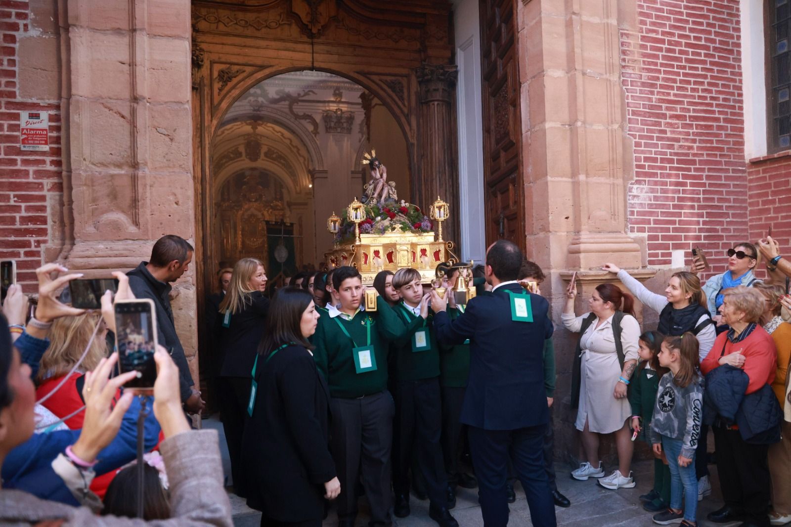 La procesión escolar de Málaga, en fotos