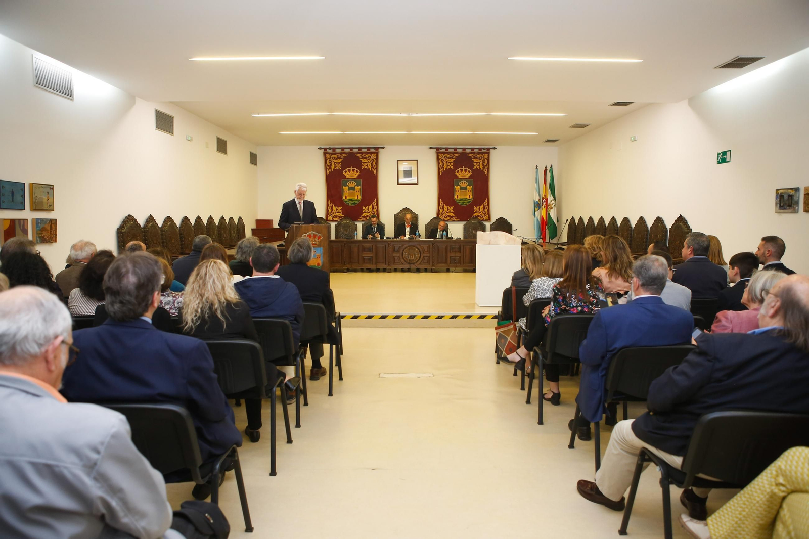 Fotos: Sylvain Marc toma posesión como académico de número en la Real Academia Provincial de Bellas Artes de Cádiz