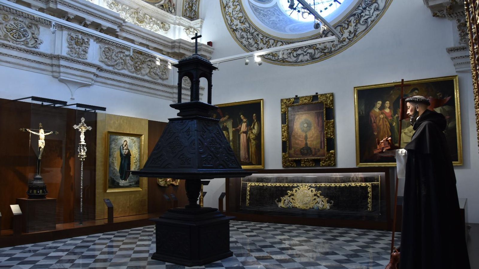 El espacio central del museo.