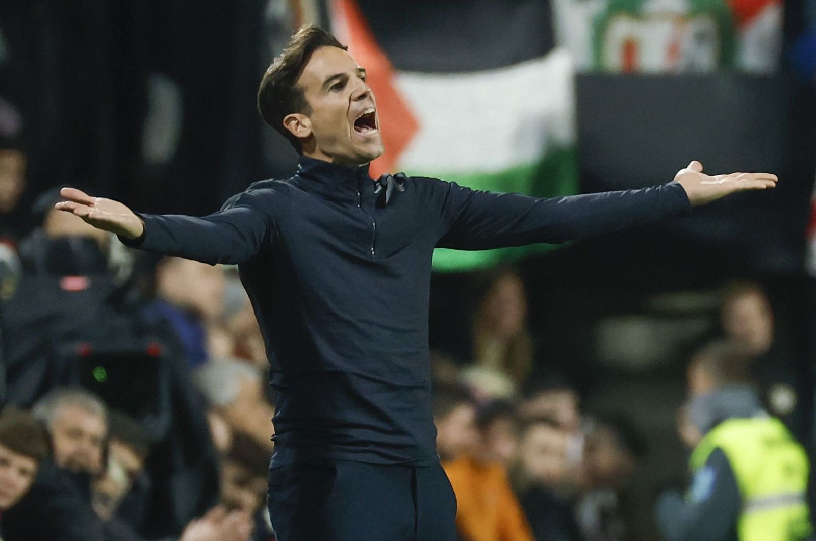 Iñigo Pérez en un encuentro de esta temporada.