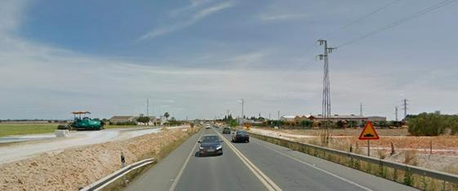 Kilómetro 604 de la N-IV, donde ha ocurrido el siniestro mortal.