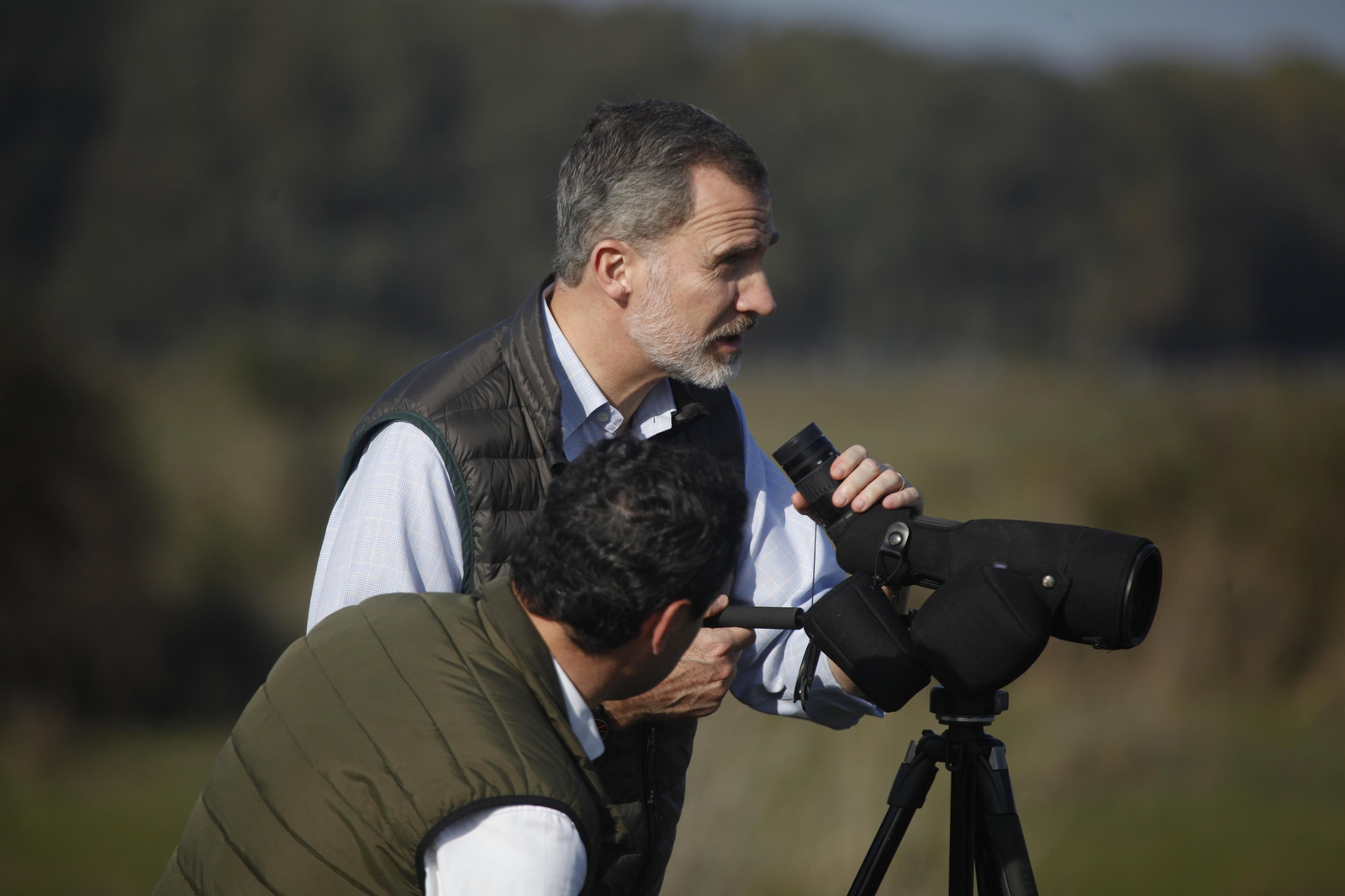 Imágenes de Don Felipe y Doña Letizia en su visita a Doñana
