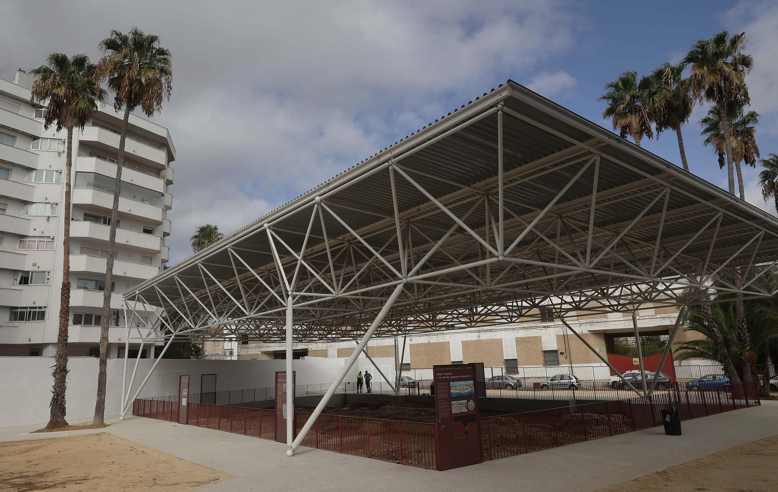 Fotos de la puesta apunto de las factorías de salazones romanas en Algeciras