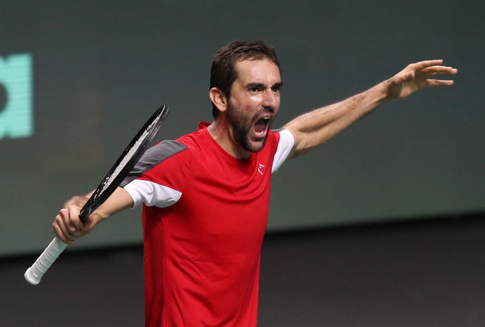 Pablo Carreño-Marin Cilic, en imágenes