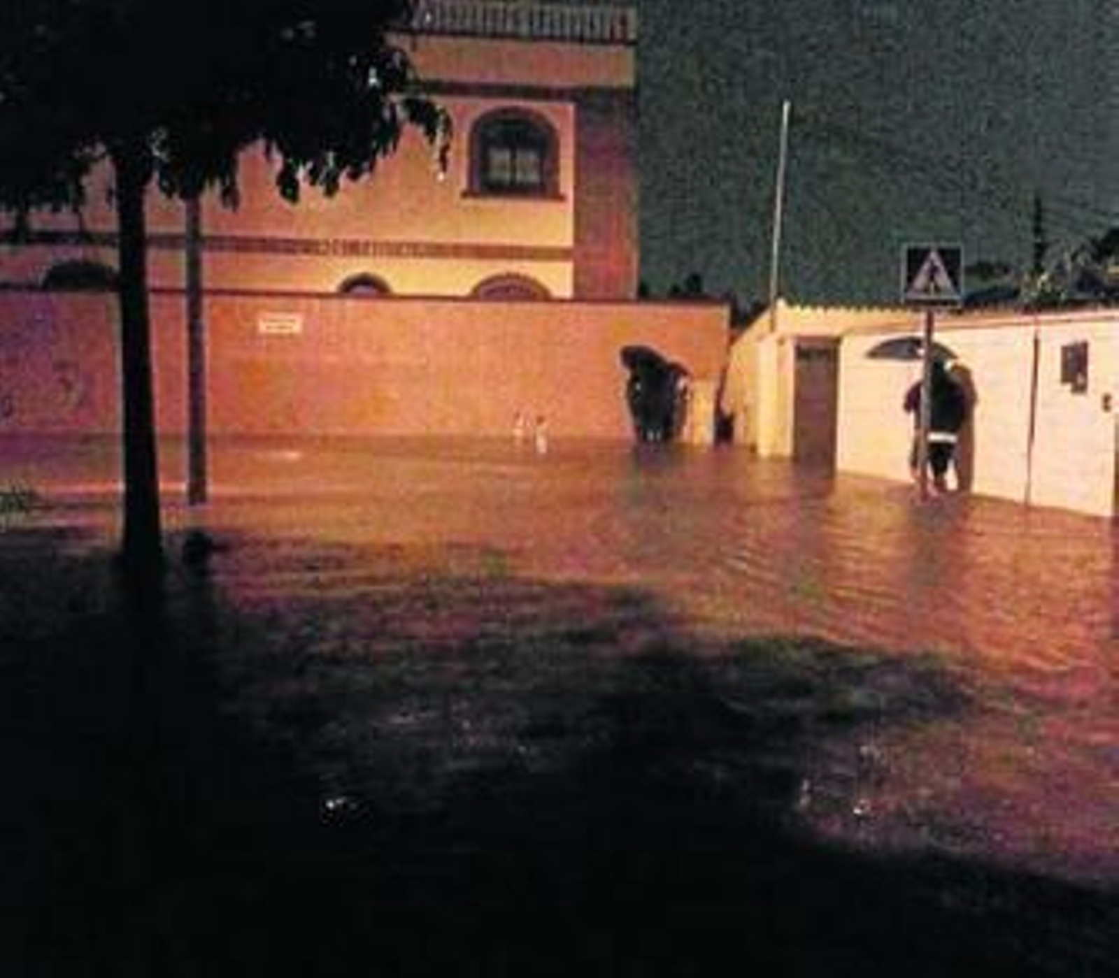 Imagen de la madrugada de ayer.