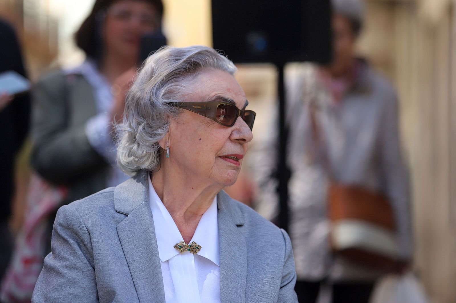 Imágenes del descubrimiento del relieve homenaje al poeta José Manuel de Lara