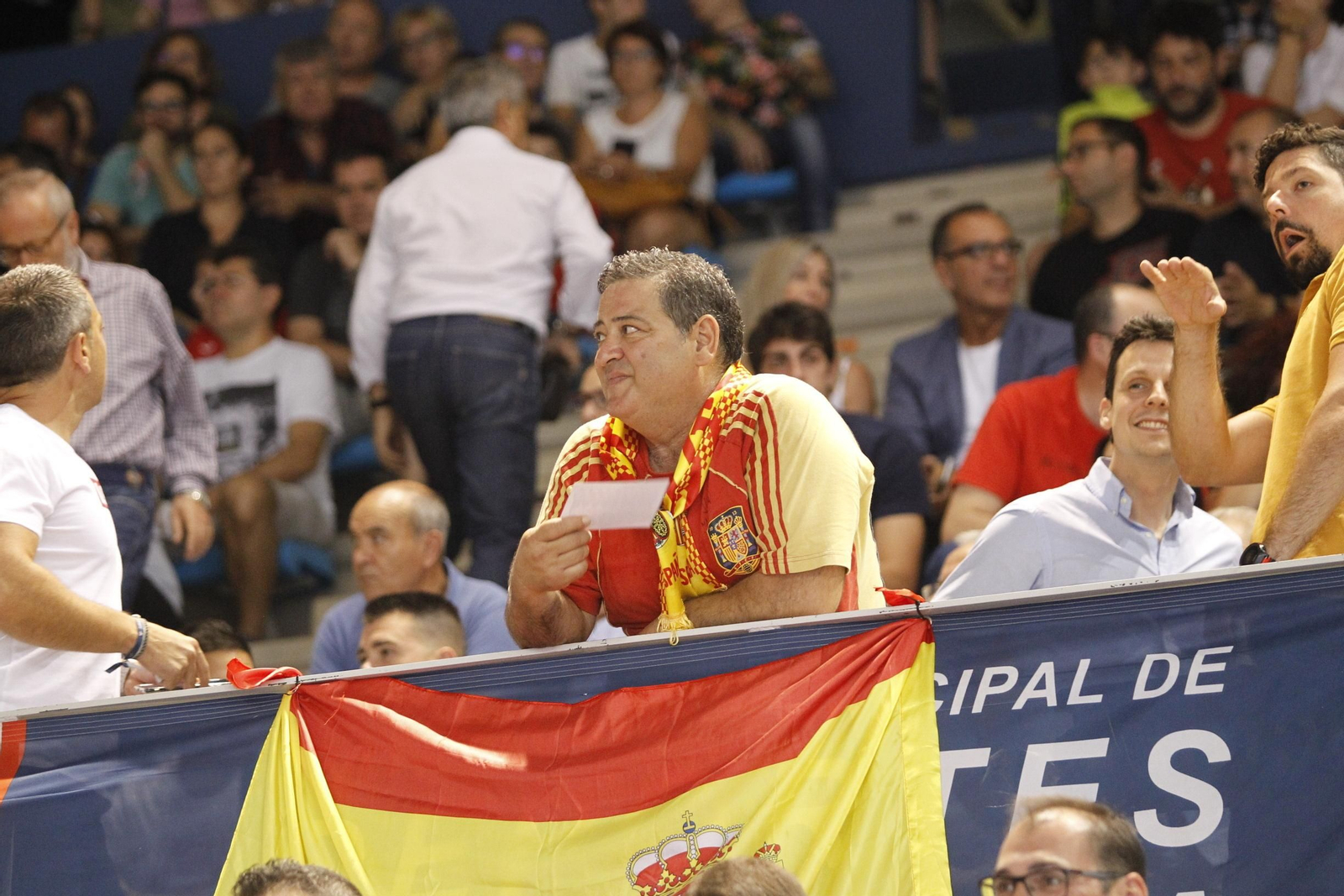 Fotogalería España-Suecia. Balonmano. Palacio Juegos Mediterráneos. Almería